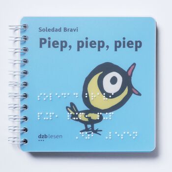 Cover "Piep, piep, piep", Grafik (ein Küken mit offenen Schnabel)
