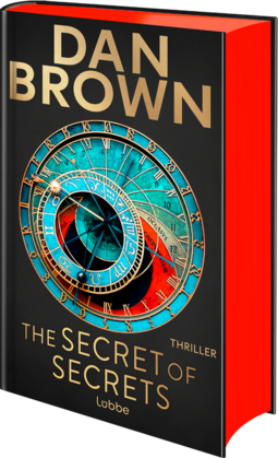 Cover "The secret of secrets" von Dan Brown, (Illustration: die Uhr vom Prager Rathaus)