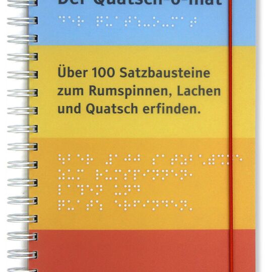 Titelblatt des Ringbuches "Der Quatschomat"